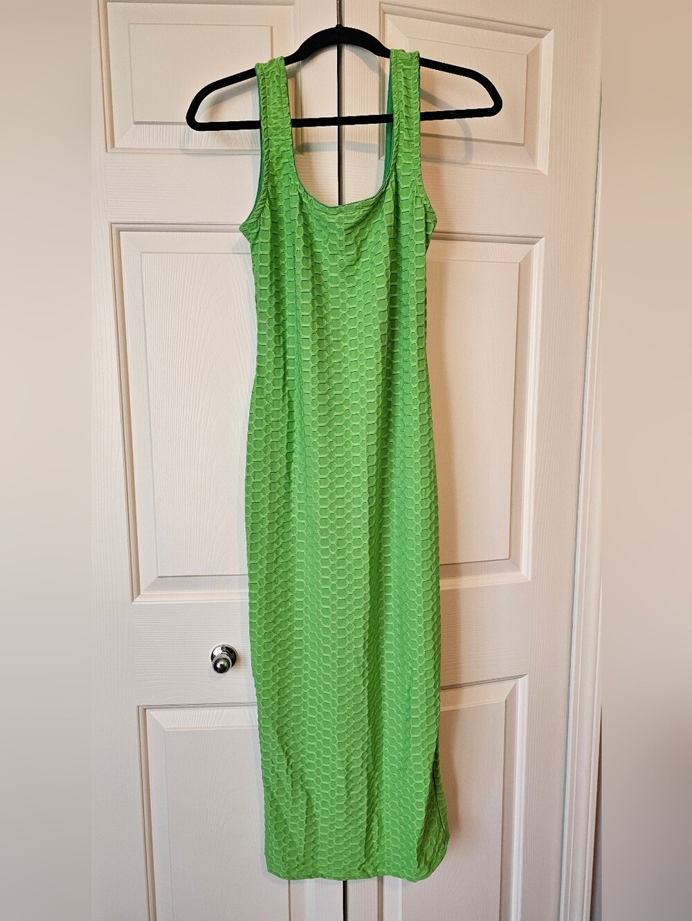 Lime Green Midi Dress XL NWT